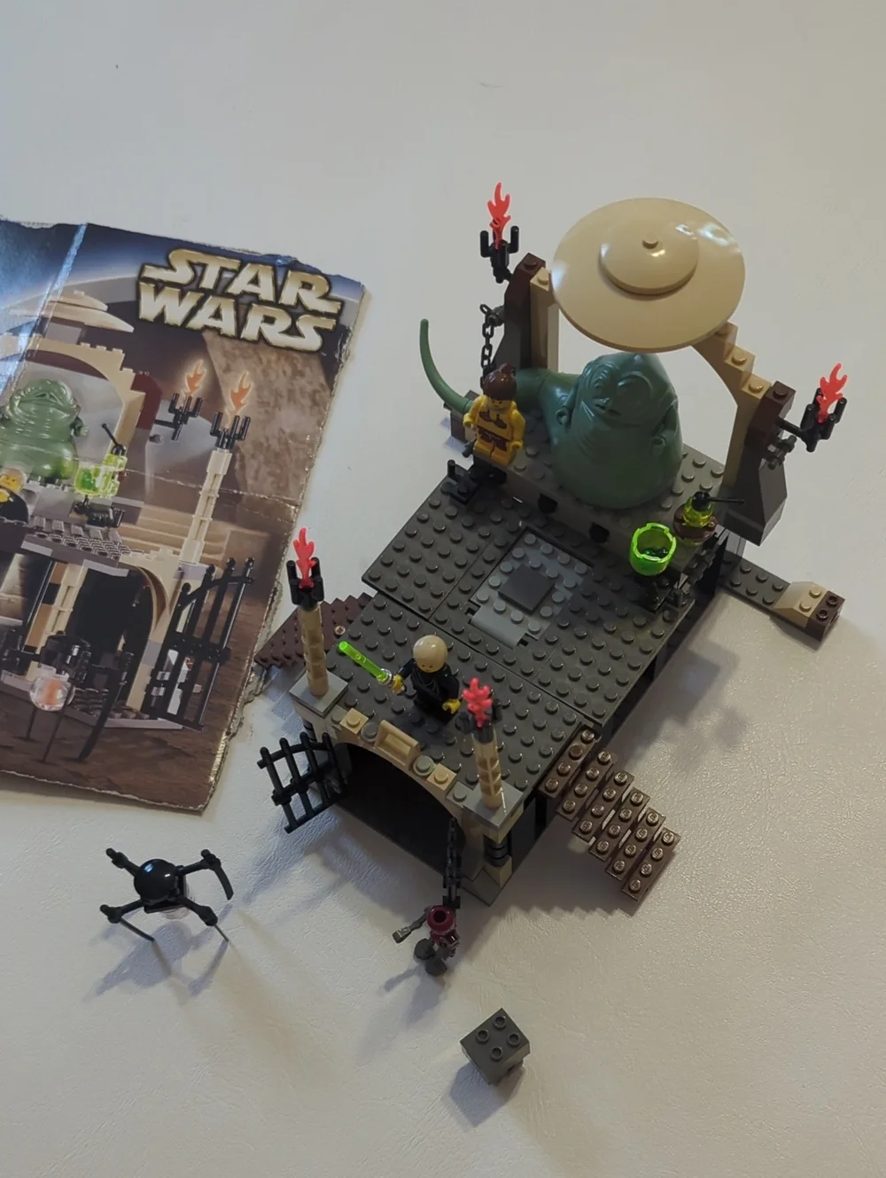 Star Wars Lego 4480 Jabba's Palace Complete With Minifigures Slave Princess Leia